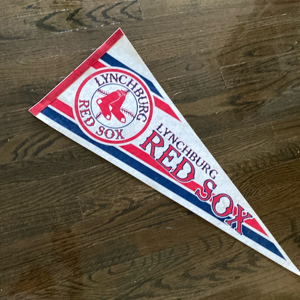 Lynchburg Red Sox Minor League Baseball Team Carolina League Baseball Pennant